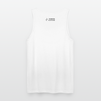 Ridge-nosed Rattlesnake Landscape | Men's Tri-Blend Tank - White - white