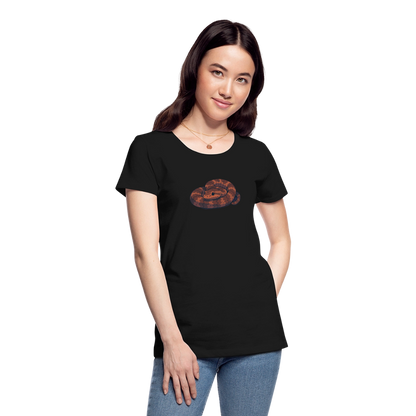 Ridge-nosed Rattlesnake | Women's Organic T-Shirt - Black - black