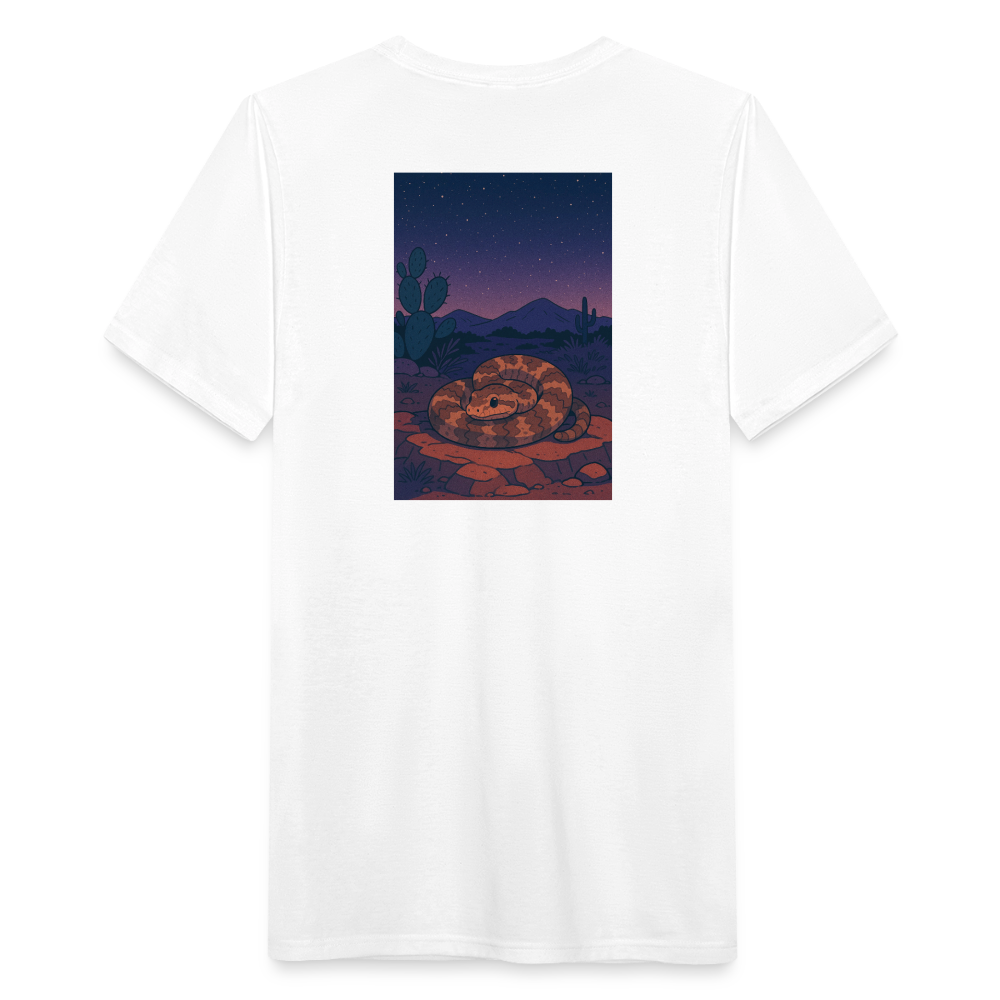 Ridge-nosed Rattlesnake Landscape | Men's Tri-Blend Classic T-Shirt - White - white