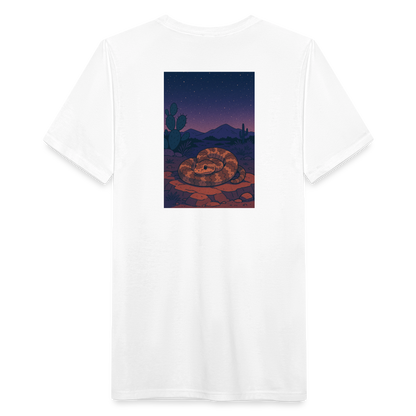 Ridge-nosed Rattlesnake Landscape | Men's Tri-Blend Classic T-Shirt - White - white