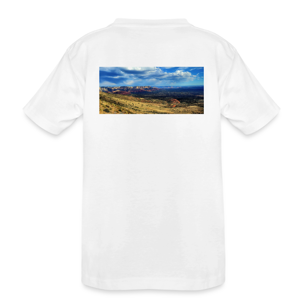Verde Valley Views | Kids Organic T-Shirt - White - white