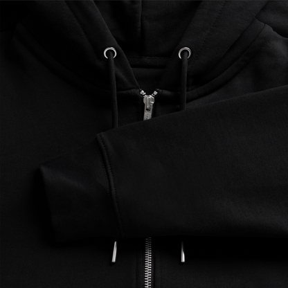 Verde Valley Views | Organic Zip Hoodie - Black - black