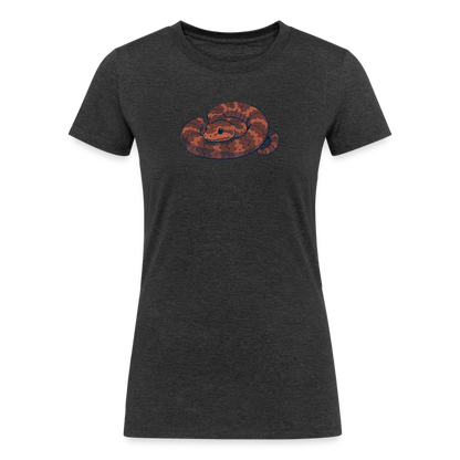 Ridge-nosed Rattlesnake Spotlight | Women's Tri-Blend T-Shirt - Black - heather black