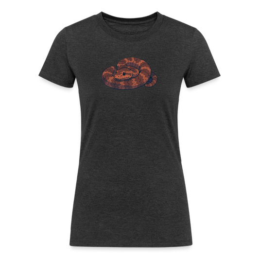 Ridge-nosed Rattlesnake Spotlight | Women's Tri-Blend T-Shirt - Black - heather black