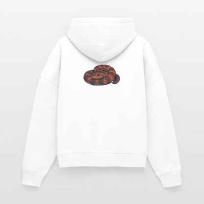 Ridge-nosed Rattlesnake Spotlight | Women's Organic Classic Hoodie - White - white