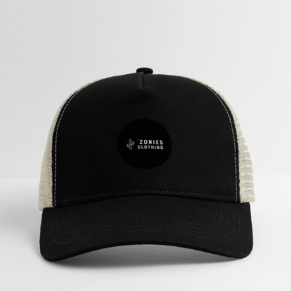 Basics | Eco Trucker Hat - Black - black/oyster