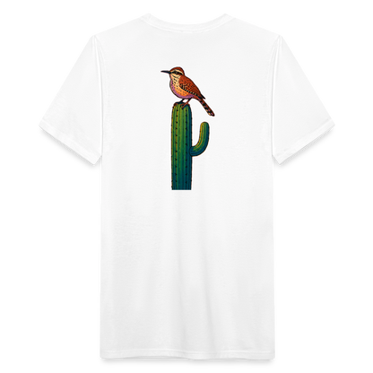 Cactus Wren Spotlight | Men's Tri-Blend Classic T-Shirt - White - white