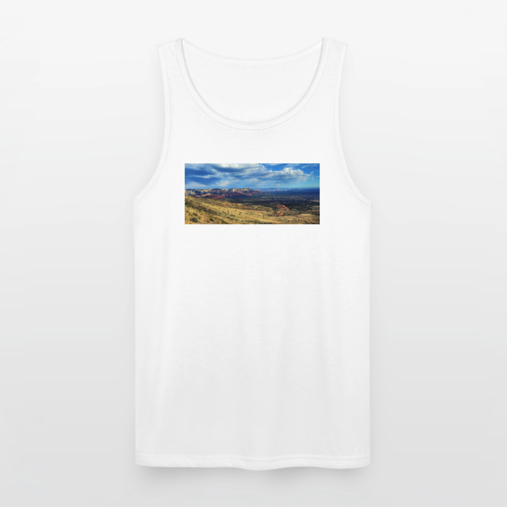 Verde Valley Views | Men's Tri-Blend Tank - White - white