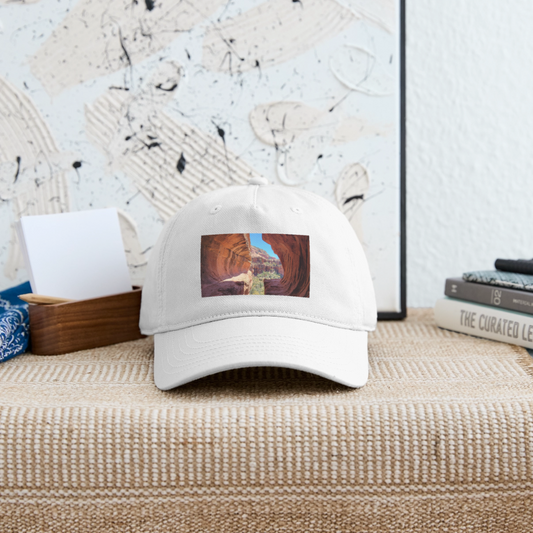 Sedona Vortex | Organic Baseball Hat - White - white