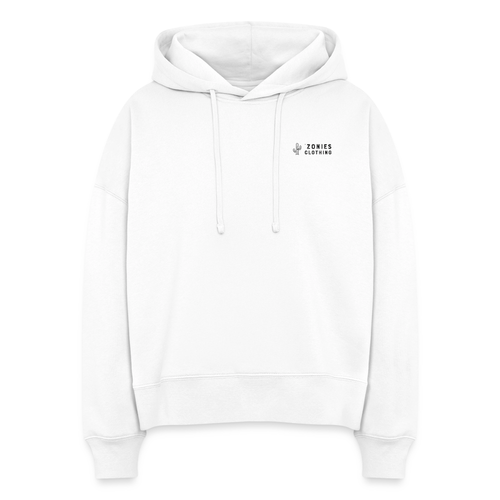 Ridge-nosed Rattlesnake Landscape | Women's Organic Classic Hoodie - White - white