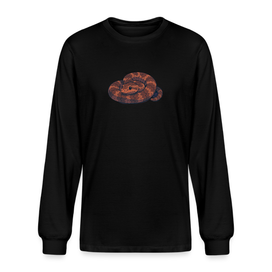 Ridge-nosed Rattlesnake Spotlight | Men’s Black Long Sleeve T-Shirt - black