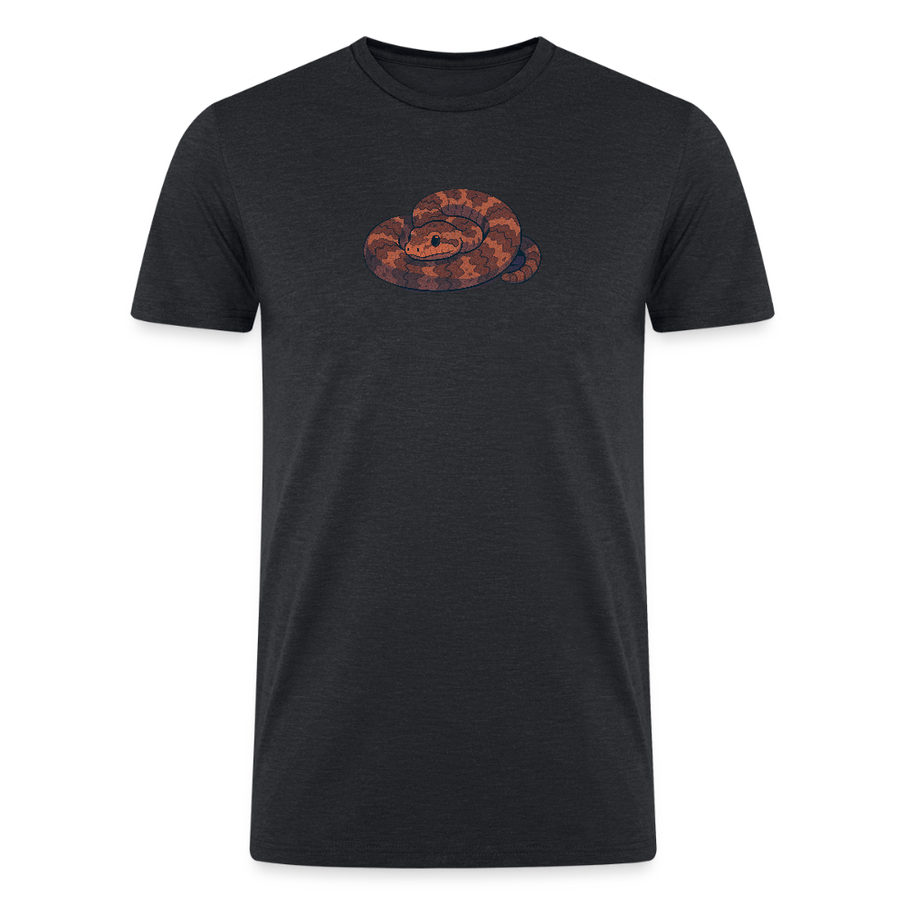 Ridge-nosed Rattlesnake Spotlight | Men’s Tri-Blend T-Shirt - Black - heather black