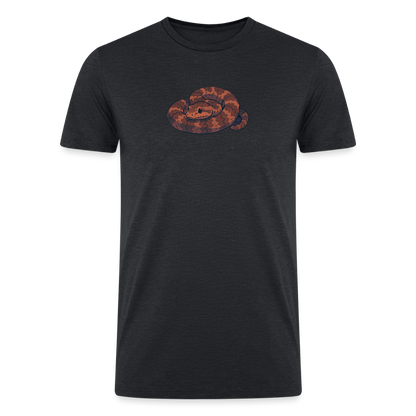 Ridge-nosed Rattlesnake Spotlight | Men’s Tri-Blend T-Shirt - Black - heather black