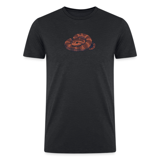 Ridge-nosed Rattlesnake Spotlight | Men’s Tri-Blend T-Shirt - Black - heather black