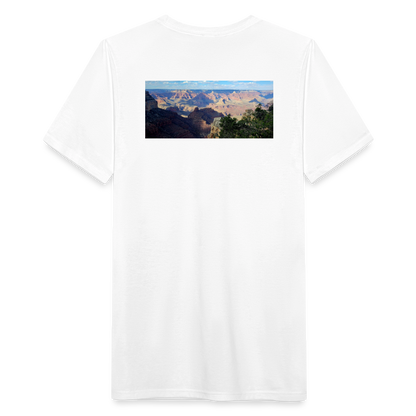Grand Canyon | Men's Tri-Blend Classic T-Shirt - White - white