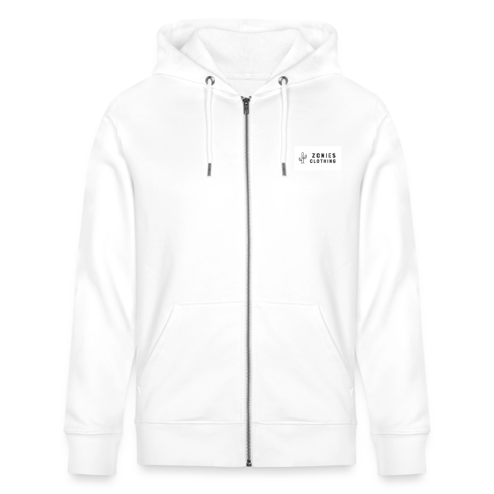 Verde Valley Views | Organic Zip Hoodie - White - white