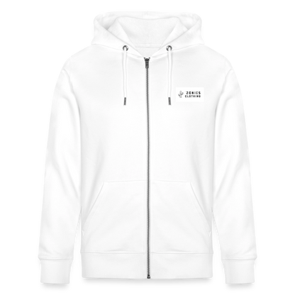 Verde Valley Views | Organic Zip Hoodie - White - white