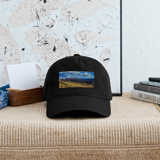 Verde Valley Views | Organic Baseball Hat - Black - black