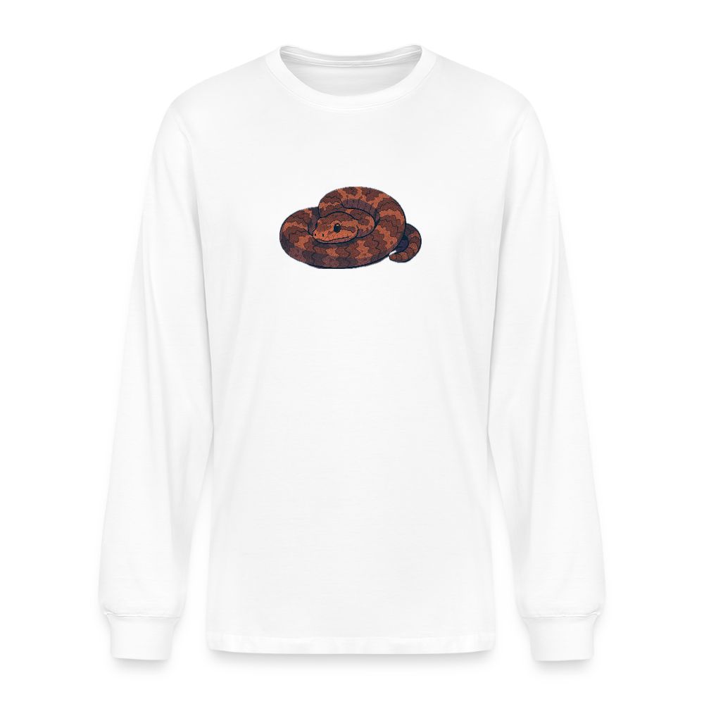 Ridge-nosed Rattlesnake Spotlight | Men’s White Long Sleeve T-Shirt - white