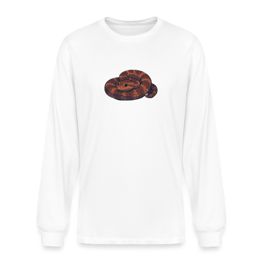 Ridge-nosed Rattlesnake Spotlight | Men’s White Long Sleeve T-Shirt - white