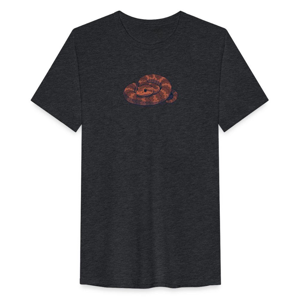 Ridge-nosed Rattlesnake Spotlight | Men’s Tri-Blend T-Shirt - Black - heather black