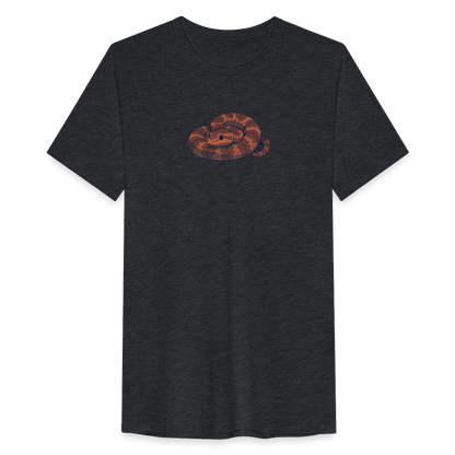 Ridge-nosed Rattlesnake Spotlight | Men’s Tri-Blend T-Shirt - Black - heather black