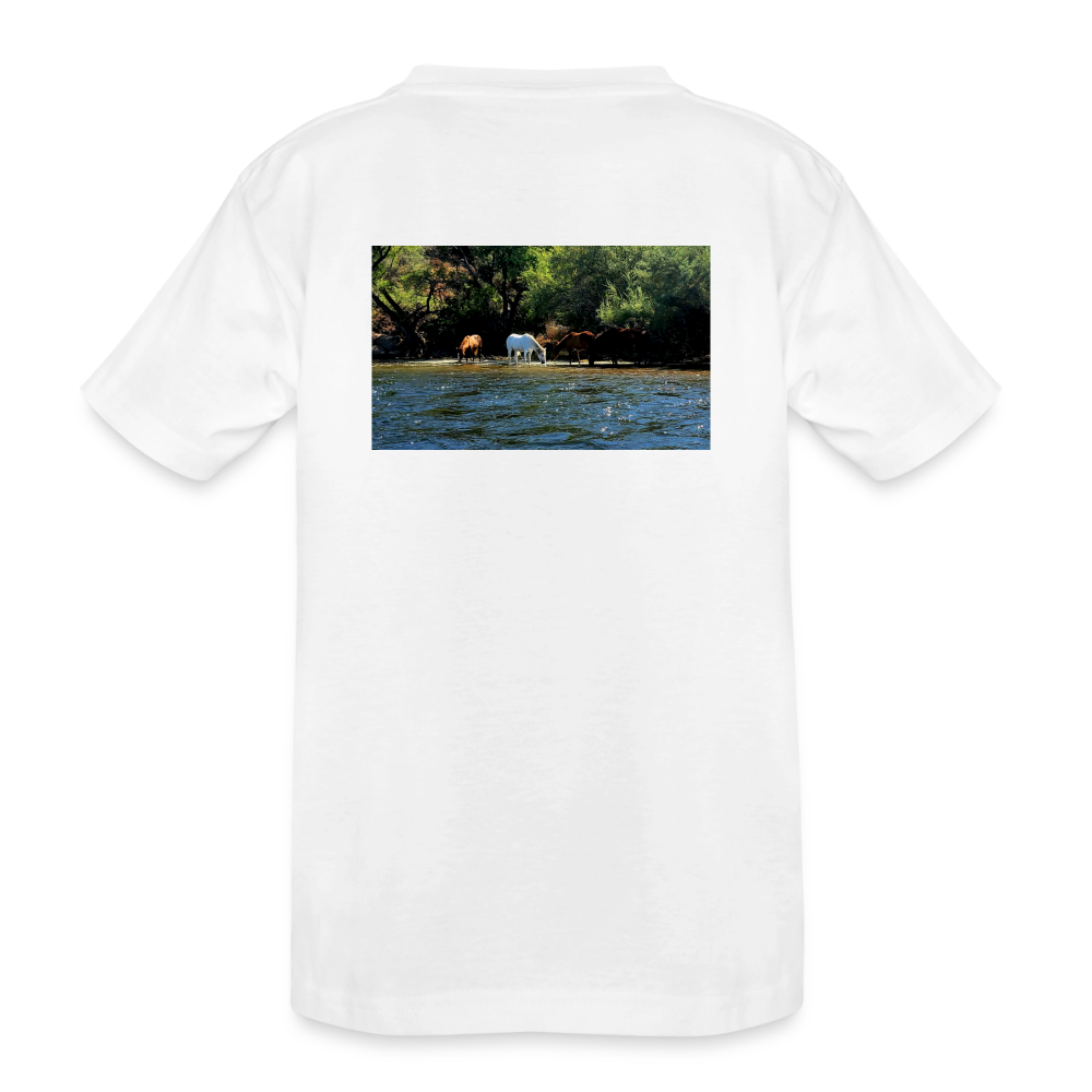 Salt River Horses | Kids Organic Classic T-Shirt - White - white