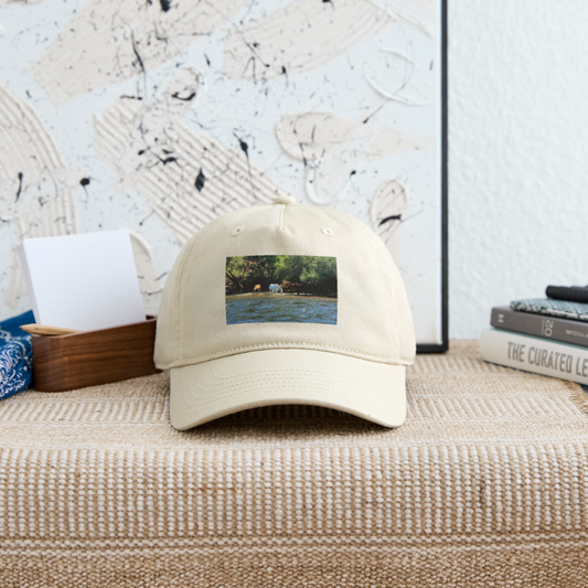 Salt River Horses | Organic Baseball Hat - Khaki - khaki