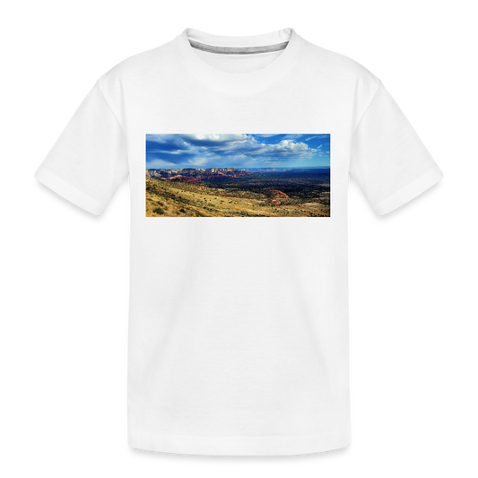 Verde Valley Views | Kid’s Organic T-Shirt - White - white