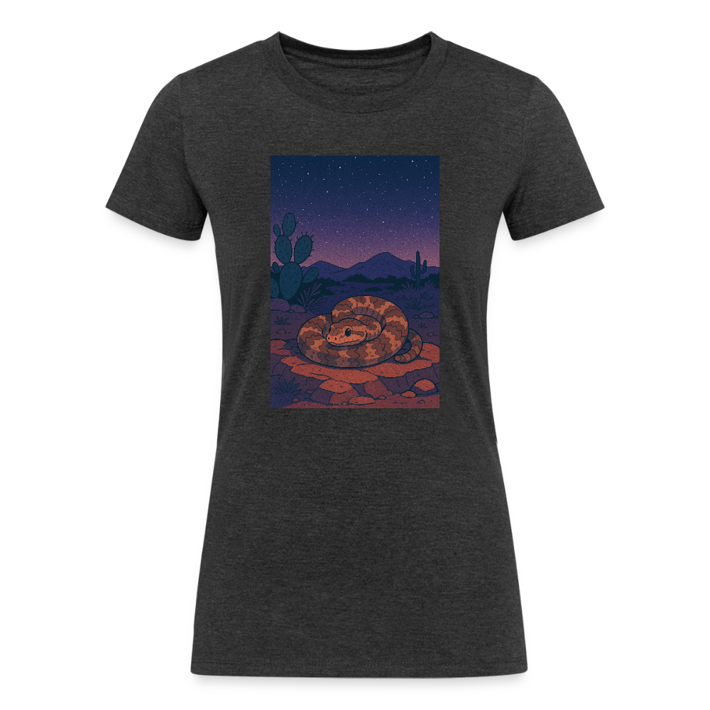 Ridge-nosed Rattlesnake Landscape | Women's Tri-Blend T-Shirt - Black - heather black