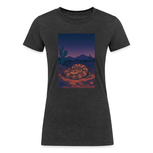 Ridge-nosed Rattlesnake Landscape | Women's Tri-Blend T-Shirt - Black - heather black