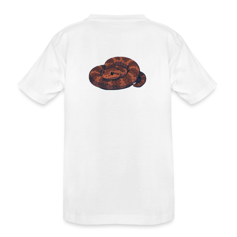 Ridge-nosed Rattlesnake Spotlight | Kids Organic Classic T-Shirt - White - white