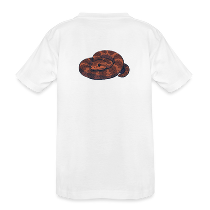Ridge-nosed Rattlesnake Spotlight | Kids Organic Classic T-Shirt - White - white