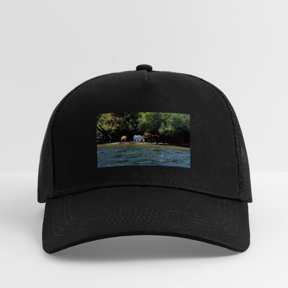 Salt River Horses | Eco Trucker Hat - black/black