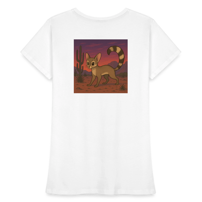 Ringtail Landscape | Women's Organic Classic T-Shirt - White - white