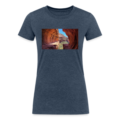 Sedona Vortex | Women's Tri-Blend T-Shirt - Navy - heather navy