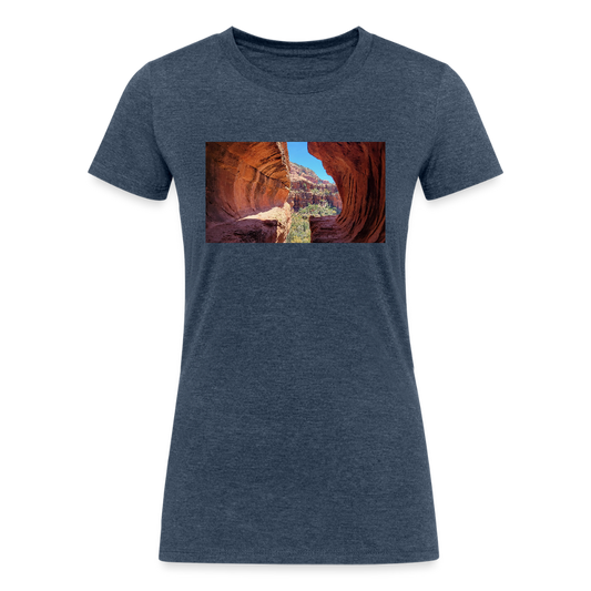 Sedona Vortex | Women's Tri-Blend T-Shirt - Navy - heather navy