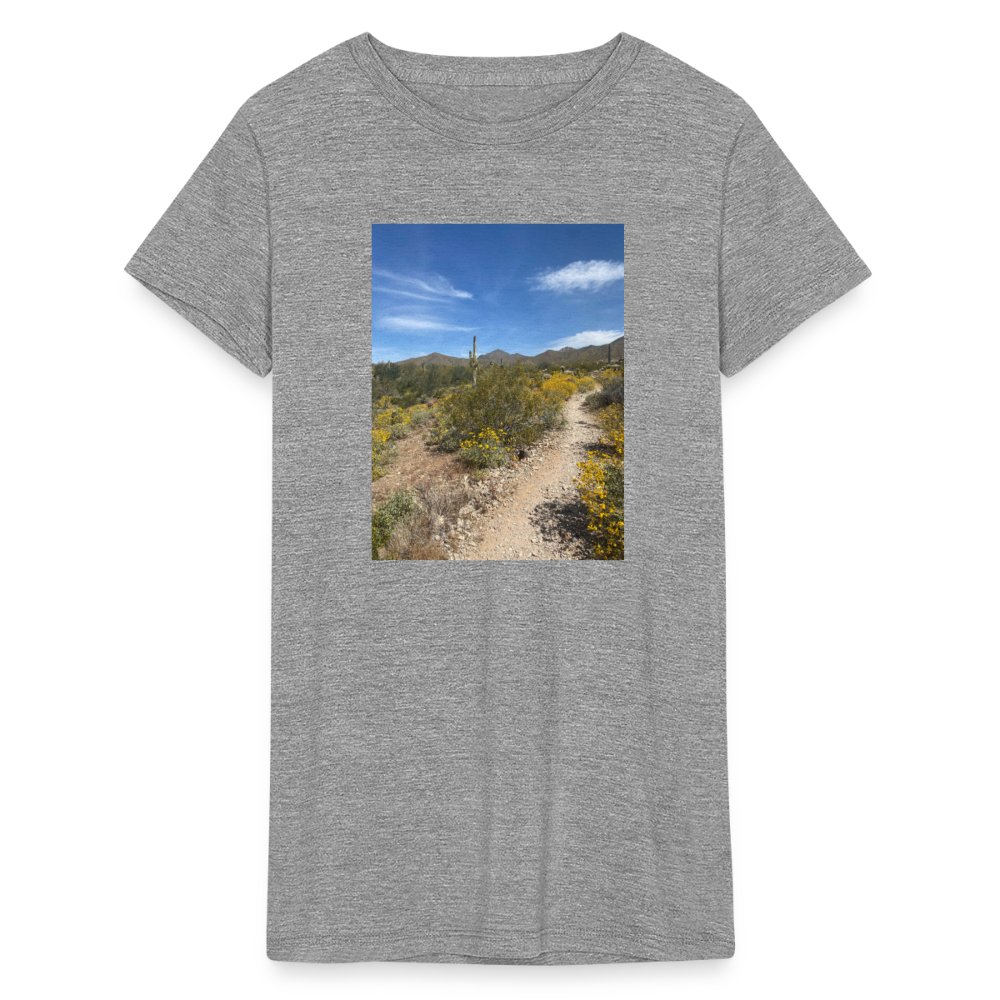 Lost Dog Trail | Women's Tri-Blend T-Shirt - Gray - heather gray