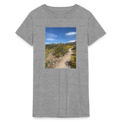 Lost Dog Trail | Women's Tri-Blend T-Shirt - Gray - heather gray