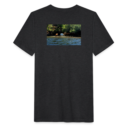Salt River Horses | Men's Tri-Blend Classic T-Shirt - Black - heather black