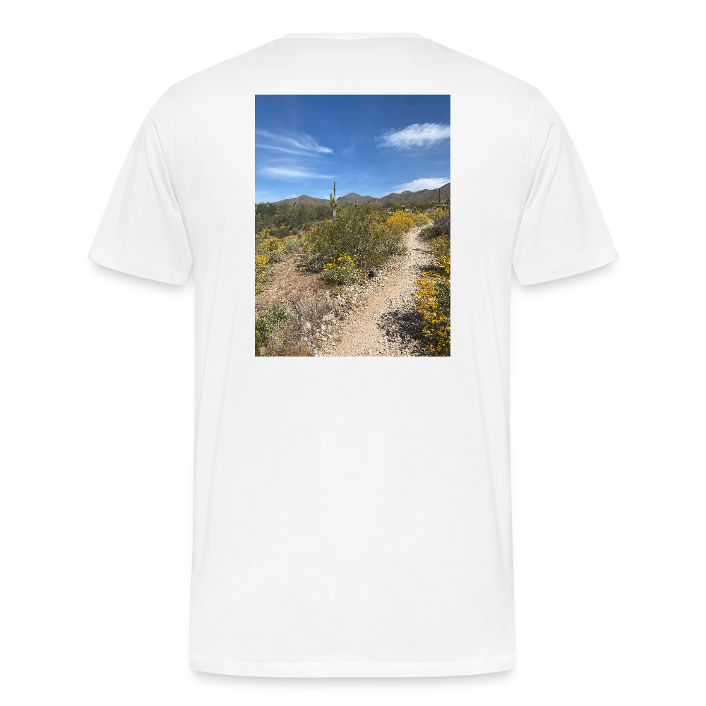 Lost Dog Trail | Men’s Organic Classic T-Shirt - White - white