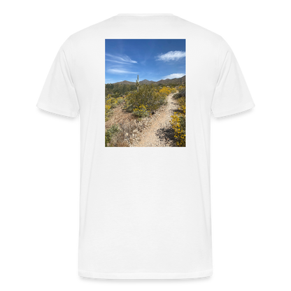 Lost Dog Trail | Men’s Organic Classic T-Shirt - White - white