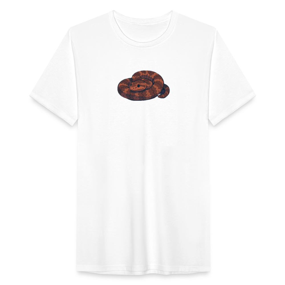 Ridge-nosed Rattlesnake Spotlight | Men’s Tri-Blend T-Shirt - White - white