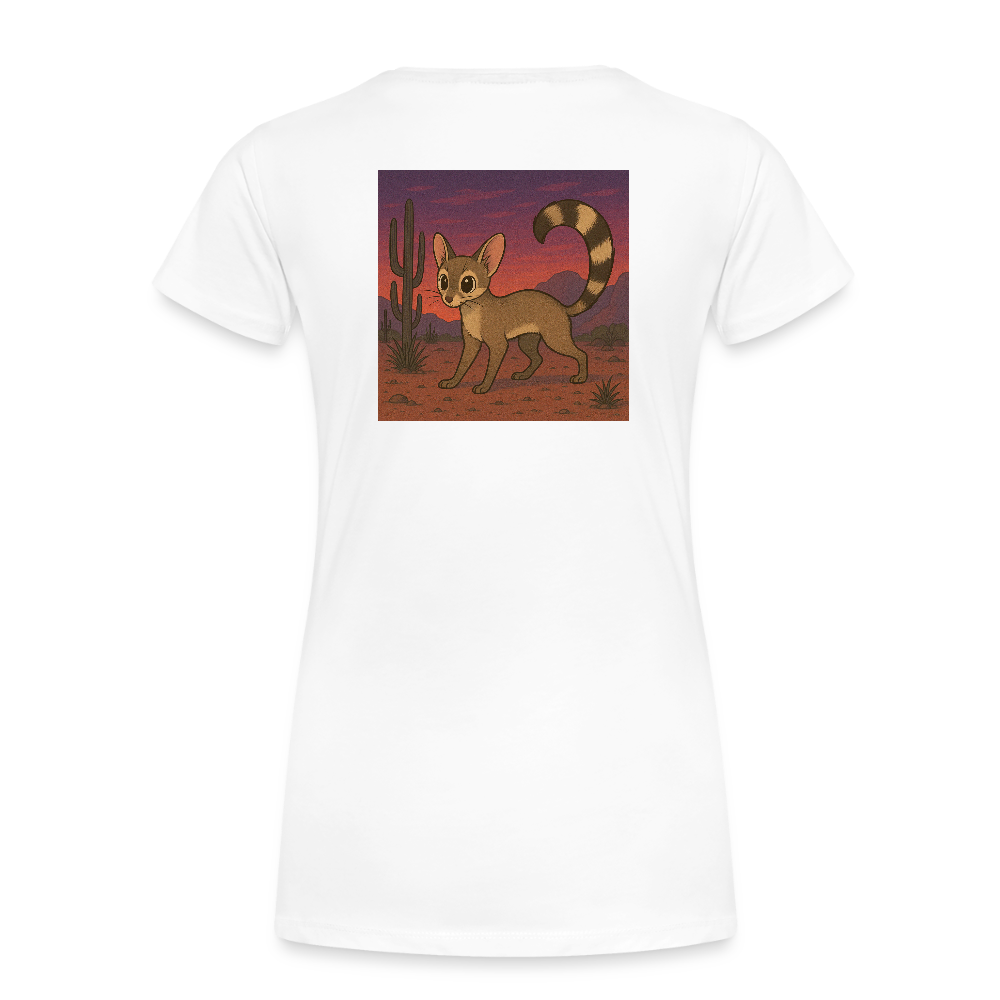 Ringtail Landscape | Women's Organic Classic T-Shirt - White - white