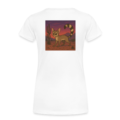 Ringtail Landscape | Women's Organic Classic T-Shirt - White - white