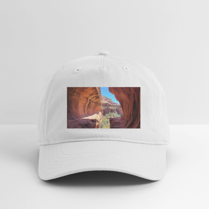 Sedona Vortex | Organic Baseball Hat - White - white