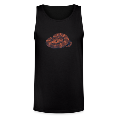 Ridge-nosed Rattlesnake Spotlight | Men's Tri-Blend Tank - Black - black