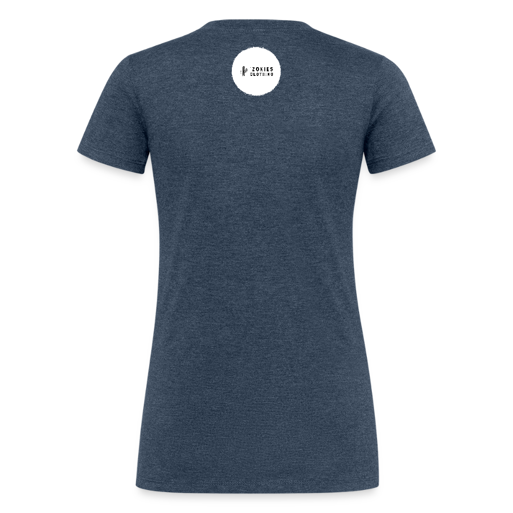 Cactus Wren Landscape | Women's Tri-Blend T-Shirt - Navy - heather navy