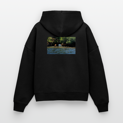 Salt River Horses | Women's Organic Classic Hoodie - Black - black