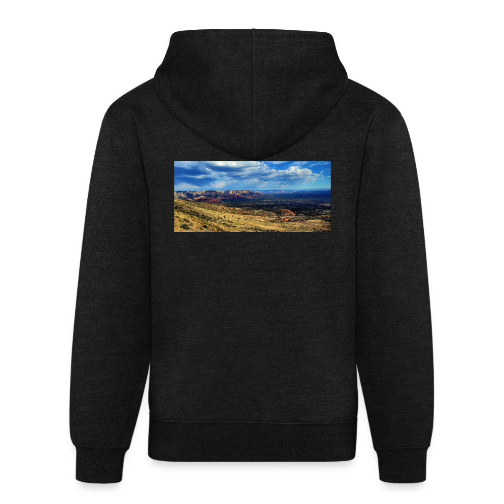 Verde Valley Views | Tri-Blend Classic Hoodie - Charcoal - charcoal grey